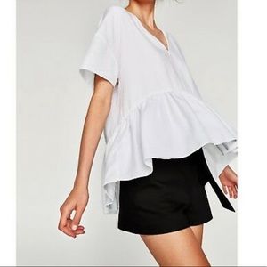 Zara White T shirt